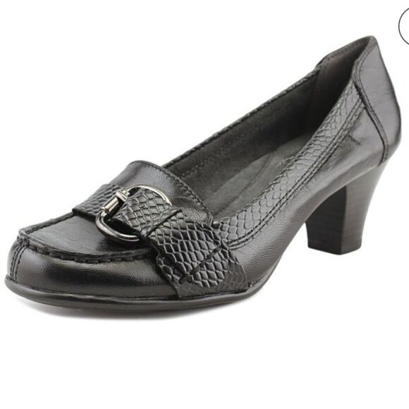 AEROSOLES HEELREST ROUND TOE BUCKLE CLOSURE DETAILS SLIP-ON WOMEN"S SHOE - Picture 15 of 16